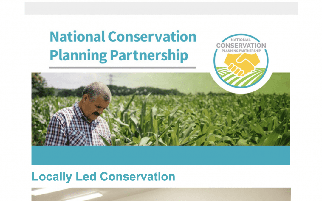 NCPP Update (October 2020) Locally Led Conservation
